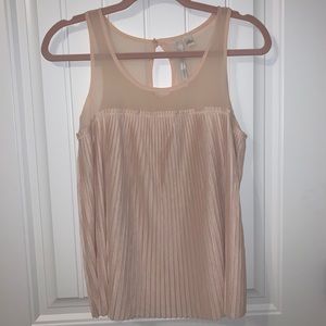 LC by Lauren Conrad Blush/Nude Top size Small
